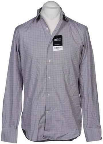 Herren Hemd, grau, Gr. M, Elasthan, Baumwolle - Second Hand - Uniqlo - Modalova