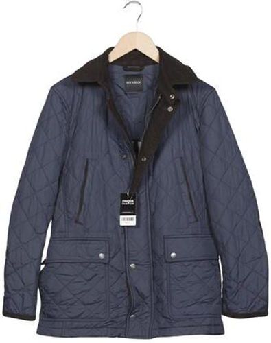 Herren Jacke, marineblau, Gr. EU 44, Synthetik, Viskose - Second Hand - windsor. - Modalova