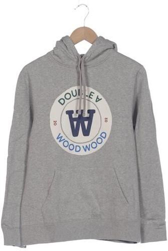 Herren Kapuzenpullover, grau, Gr. S, Baumwolle - Second Hand - Wood Wood - Modalova