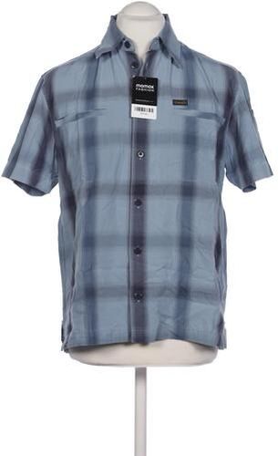 Herren Hemd, blau, Gr. M, Baumwolle - Second Hand - Wrangler - Modalova
