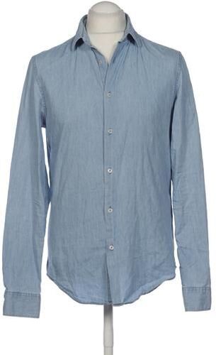 Herren Hemd, hellblau, Gr. M, Baumwolle - Second Hand - Zara - Modalova