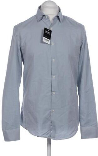 Herren Hemd, blau, Gr. L, Baumwolle, Synthetik - Second Hand - Zara - Modalova