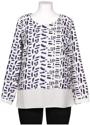 Damen Bluse, weiß, Gr. EU 44, Elasthan, Synthetik - Second Hand - Alba Moda - Modalova