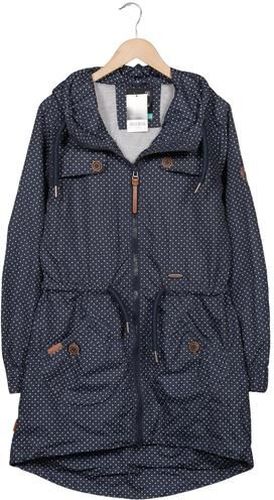 Damen Mantel, marineblau, Gr. L, Synthetik - Second Hand - Alife & Kickin - Modalova