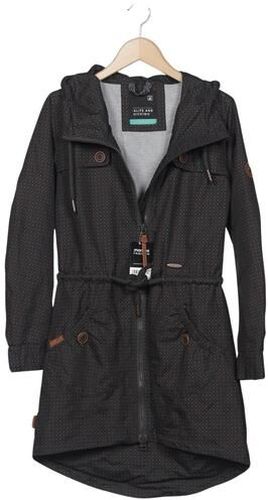 Damen Mantel, schwarz, Gr. XS, Synthetik - Second Hand - Alife & Kickin - Modalova