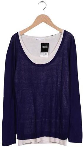 Damen Pullover, marineblau, Gr. M, Baumwolle, Leinen, Seide, Viskose - Second Hand - Allude - Modalova