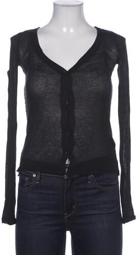Damen Strickjacke, schwarz, Gr. S, Baumwolle - Second Hand - American vintage - Modalova