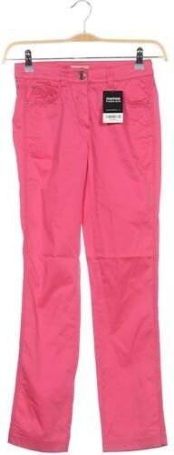 Damen Stoffhose, pink, Gr. EU 32, Elasthan, Baumwolle, Synthetik - Second Hand - apriori - Modalova