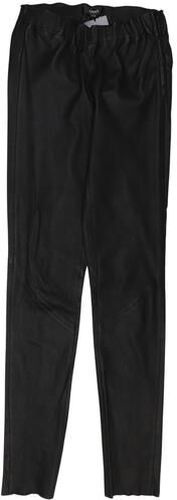 Damen Stoffhose, schwarz, Gr. EU 32 (IT 38), Elasthan, Baumwolle, Leder - Second Hand - ARMA - Modalova