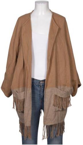 Damen Strickjacke, beige, Gr. EU 34, Wolle - Second Hand - Basler - Modalova