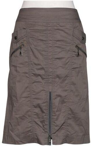 Damen Rock, grau, Gr. EU 38, Elasthan, Baumwolle, Viskose - Second Hand - Basler - Modalova