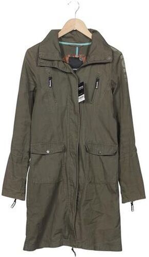 Damen Mantel, grün, Gr. M, Baumwolle - Second Hand - Bench. - Modalova