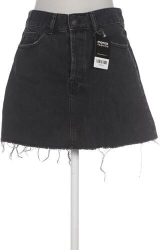 Damen Rock, schwarz, Gr. EU 36, Baumwolle - Second Hand - Bershka - Modalova