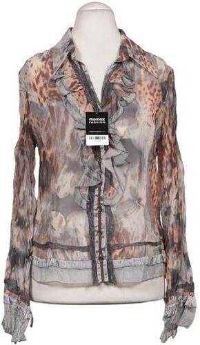 Damen Bluse, grau, Gr. EU 38, Synthetik - Second Hand - Biba - Modalova