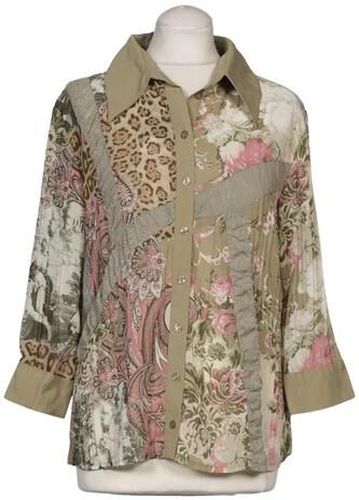 Damen Bluse, mehrfarbig, Gr. EU 42, Synthetik, Viskose - Second Hand - Biba - Modalova
