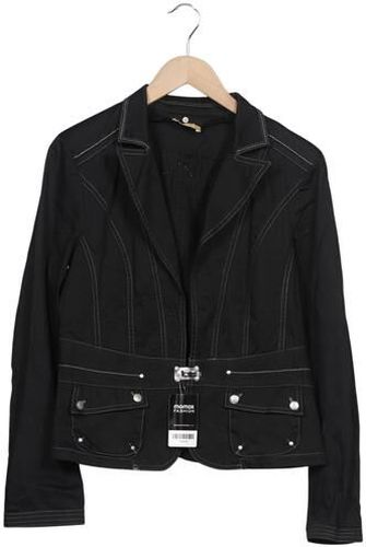 Damen Jacke, schwarz, Gr. EU 40, Elasthan, Baumwolle, Synthetik, Viskose - Second Hand - Biba - Modalova