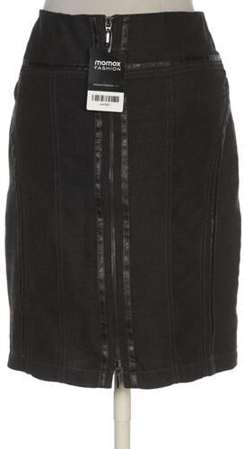 Damen Rock, schwarz, Gr. EU 34, Synthetik, Viskose - Second Hand - Biba - Modalova