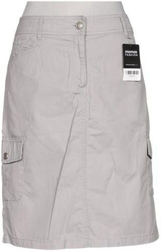 Damen Rock, grau, Gr. EU 40, Baumwolle - Second Hand - Bonita - Modalova