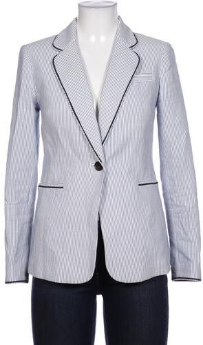 Damen Blazer, hellblau, Gr. EU 36, Baumwolle, Synthetik - Second Hand - Boden - Modalova