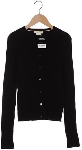 Damen Strickjacke, schwarz, Gr. M, Elasthan, Baumwolle, Synthetik - Second Hand - Boden - Modalova