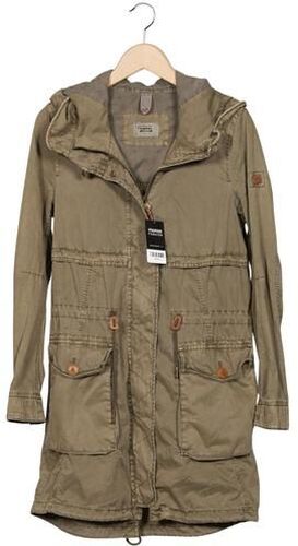 Damen Mantel, grün, Gr. EU 36, Baumwolle, Synthetik - Second Hand - Camel active - Modalova
