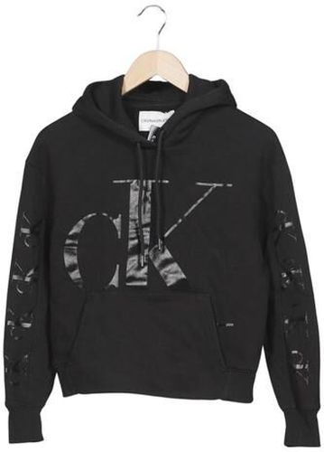 Jeans Damen Kapuzenpullover, schwarz, Gr. S, Baumwolle, Synthetik - Second Hand - Calvin Klein - Modalova