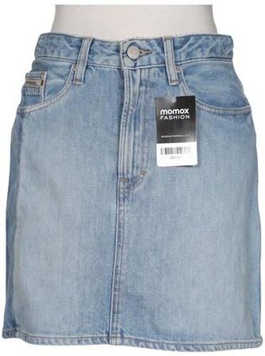 Jeans Damen Rock, hellblau, Gr. W29, Baumwolle - Second Hand - Calvin Klein - Modalova