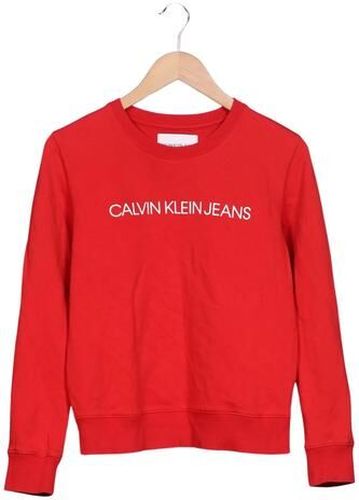 Jeans Damen Sweatshirt, rot, Gr. M - Second Hand - Calvin Klein - Modalova