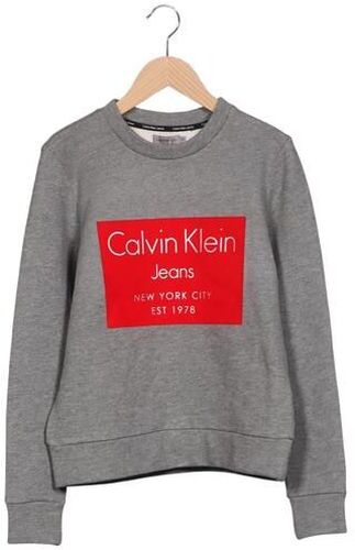 Jeans Damen Sweatshirt, grau, Gr. XS, Baumwolle, Synthetik - Second Hand - Calvin Klein - Modalova