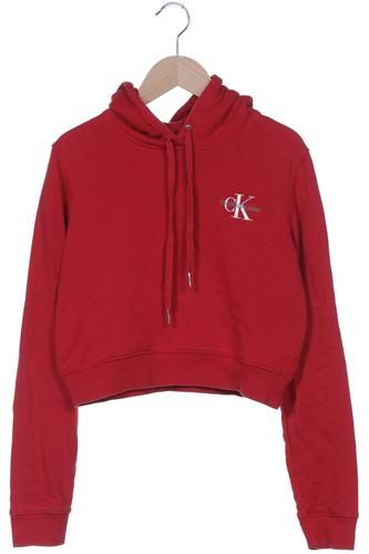 Jeans Damen Kapuzenpullover, rot, Gr. XS - Second Hand - Calvin Klein - Modalova