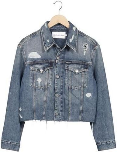 Jeans Damen Jacke, blau, Gr. S, Baumwolle - Second Hand - Calvin Klein - Modalova