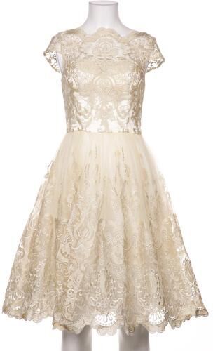 Damen Kleid, beige, Gr. EU 36, Elasthan, Synthetik - Second Hand - Chi chi london - Modalova