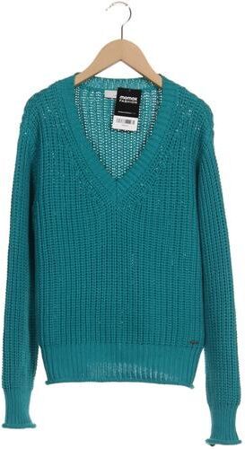 Damen Pullover, türkis, Gr. S, Baumwolle, Synthetik - Second Hand - Cinque - Modalova