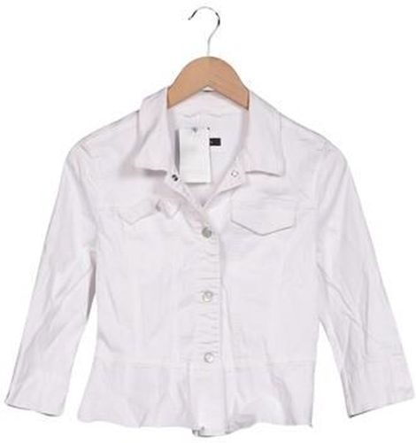 Damen Jacke, weiß, Gr. EU 36, Elasthan, Baumwolle, Lyocell - Second Hand - Comma - Modalova