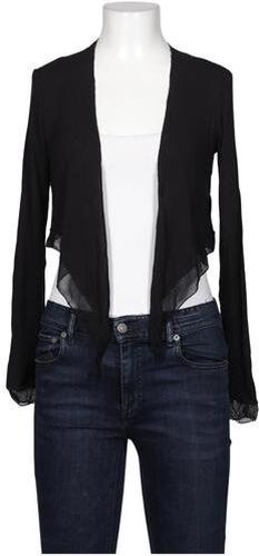 Damen Strickjacke, schwarz, Gr. EU 38, Elasthan, Viskose - Second Hand - Comma - Modalova