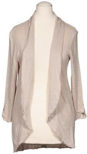 Damen Strickjacke, beige, Gr. EU 38, Leinen - Second Hand - Comma - Modalova