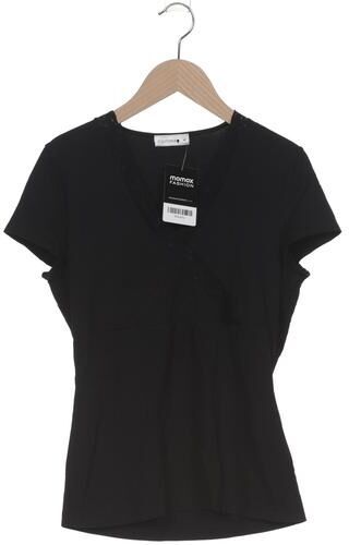 Damen T-Shirt, schwarz, Gr. EU 40, Elasthan, Synthetik - Second Hand - Comma - Modalova
