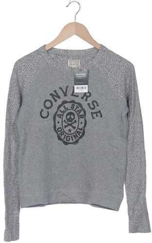 Damen Pullover, grau, Gr. XS, Baumwolle, Synthetik - Second Hand - Converse - Modalova