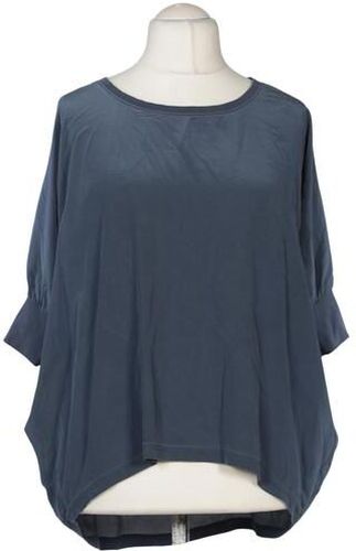 Damen Bluse, blau, Gr. M, Elasthan, Baumwolle, Seide - Second Hand - Closed - Modalova