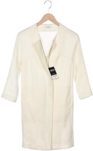 Damen Mantel, cremeweiß, Gr. S, Baumwolle, Synthetik - Second Hand - Closed - Modalova
