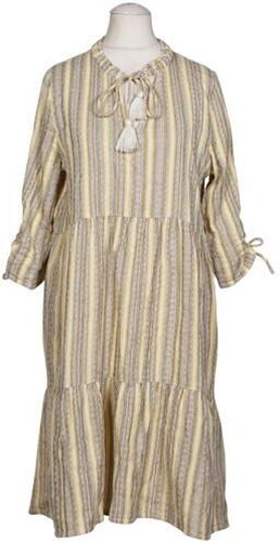 Damen Kleid, mehrfarbig, Gr. EU 36, Baumwolle - Second Hand - Cream - Modalova