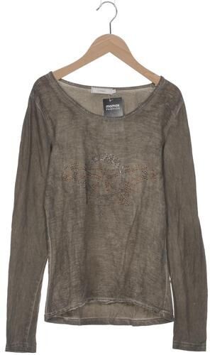 Damen Langarmshirt, grün, Gr. S, Baumwolle - Second Hand - Cream - Modalova