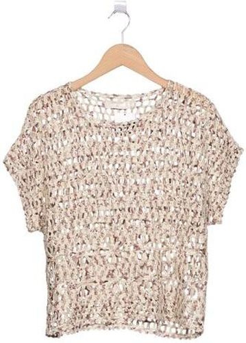 Damen Pullover, beige, Gr. L, Synthetik - Second Hand - Cream - Modalova