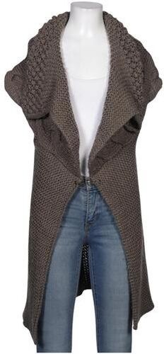 Damen Strickjacke, braun, Gr. S - Second Hand - Cream - Modalova