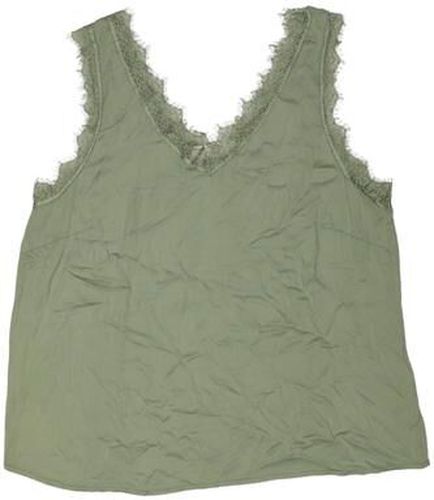 Damen Top, grün, Gr. EU 40, Elasthan, Viskose - Second Hand - Cream - Modalova