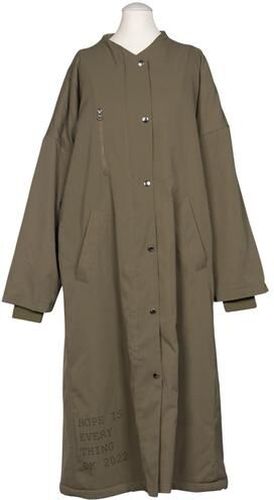 Damen Mantel, grün, Gr. EU 36, Synthetik - Second Hand - Culture - Modalova