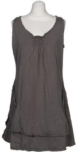 Damen Kleid, grau, Gr. M, Baumwolle - Second Hand - Deerberg - Modalova