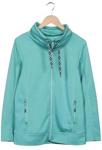 Damen Sweatshirt, türkis, Gr. EU 40, Synthetik - Second Hand - Deerberg - Modalova