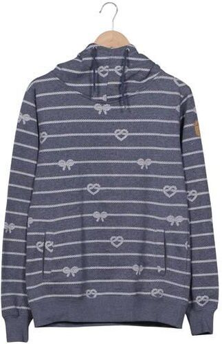 Damen Kapuzenpullover, blau, Gr. L, Baumwolle, Synthetik - Second Hand - Derbe - Modalova