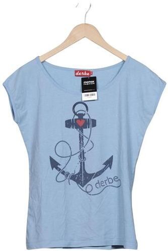 Damen T-Shirt, hellblau, Gr. M - Second Hand - Derbe - Modalova